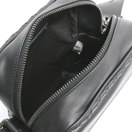 ボッテガヴェネタスーパーコピー BOTTEGA VENETA ショルダーバッグ イントレチャート ブラック 163313 V4651 1000 メンズ レディース - 商品画像 4