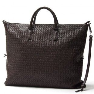 ボッテガヴェネタ/BOTTEGA VENETA/ レザートートバッグ（２ＷＡＹ仕様）/ブラウン193785 v0016 2072【2013春夏新作】 メンズ&レディース
