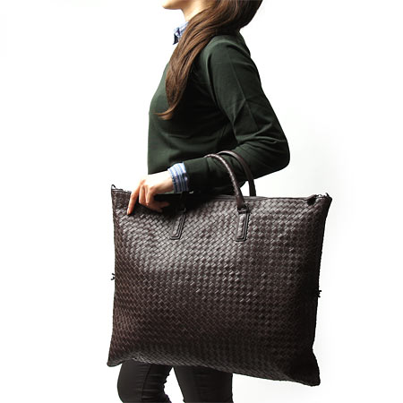 ボッテガヴェネタ/BOTTEGA VENETA/ レザートートバッグ(2WAY仕様)/ブラウン193785 v0016 2072【2013春夏新作】 メンズ&レディース - 商品画像 4