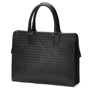 ボッテガヴェネタ/BOTTEGA VENETA/ レザーブリーフケース /ブラック 194669 v4651 1000【秋冬】 メンズ - 商品画像 2