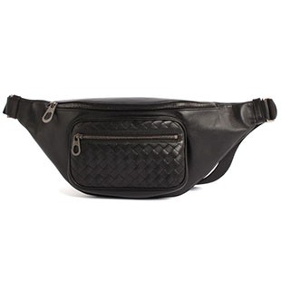 ボッテガヴェネタスーパーコピーBOTTEGA VENETA バッグ メンズ イントレチャートウエストバッグ ブラック 222310-V4644-1000