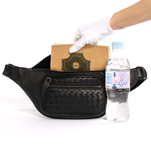 ボッテガヴェネタスーパーコピーBOTTEGA VENETA バッグ メンズ イントレチャートウエストバッグ ブラック 222310-V4644-1000 - 商品画像 7