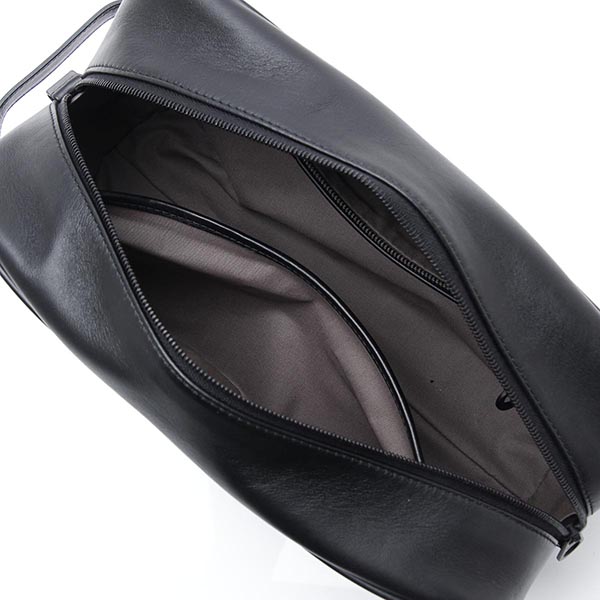 スーパーコピーボッテガヴェネタ BOTTEGA VENETA ポーチ トイレタリー ケース アメニティケース ブラック メンズ アクセサリ 革 レザー 旅行 出張 トラベル 244706 vv341 1000 VN - 商品画像 4