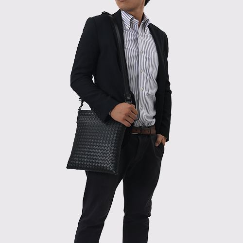 ボッテガヴェネタコピー BOTTEGA VENETA ショルダーバッグ イントレチャート 【INTRECCIATO】 ブラック 276357 V465C 1000 メンズ - 商品画像 6