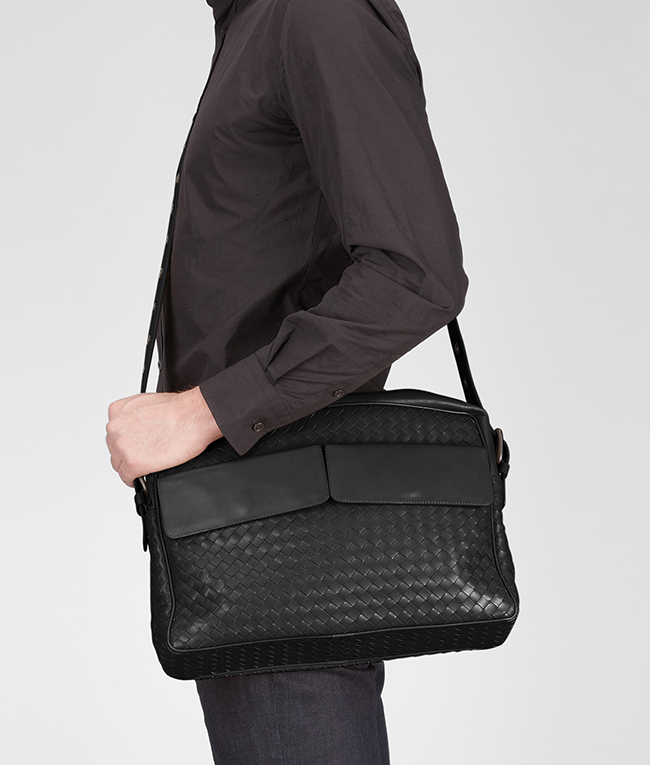 ボッテガ・ヴェネタコピー ネロ イントレチャート VN メッセンジャーバッグ 337091V46511000 - 商品画像 4