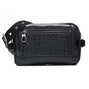 ボッテガヴェネタ BOTTEGA VENETA ウエストバッグ イントレチャート ブラック 368899 VQ121 1000 2015年春夏新作 メンズ