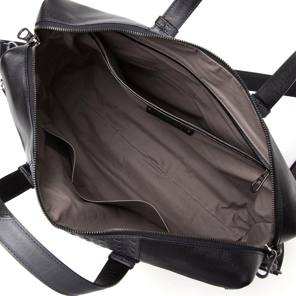 ボッテガヴェネタ/BOTTEGA VENETAコピー ブリーフケース(2WAY仕様) WASHED NAPPA ネロ×ミディアムグレー ブラック系 368061 vaot1 8660 メンズ - 商品画像 5