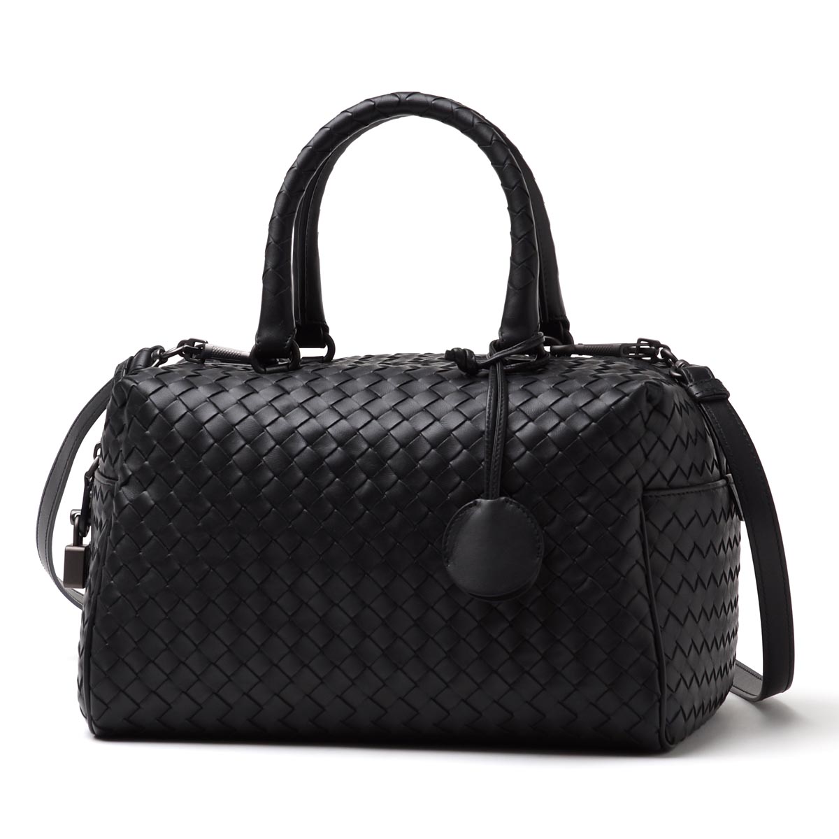 ボッテガヴェネタ/BOTTEGA VENETA/ ボストンバッグ(2WAY仕様)/NAPPA /ネロ ブラック系 386496 v0016 8175 レディース - 商品画像 7