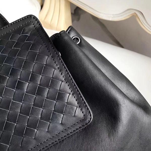 BOTTEGA VENETAコピー ボッテガヴェネタ リュックサック ナッパ イントレチャート レザー ブラック 407093 バックパック - 商品画像 10