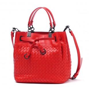 ボッテガヴェネタ/BOTTEGA VENETA ハンドバッグ(2WAY仕様) NAPPA ベスビオ レッド系 420477 v0016 6565 レディース