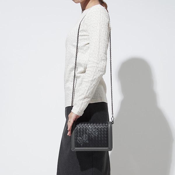ボッテガヴェネタ BOTTEGA VENETA クラッチバッグ 2WAY レディース レザー 本革 ギフト プレゼント 蝶 チョウ 490085 vcl61 1064 ミニ モンテベッロ NAPPA - 商品画像 3
