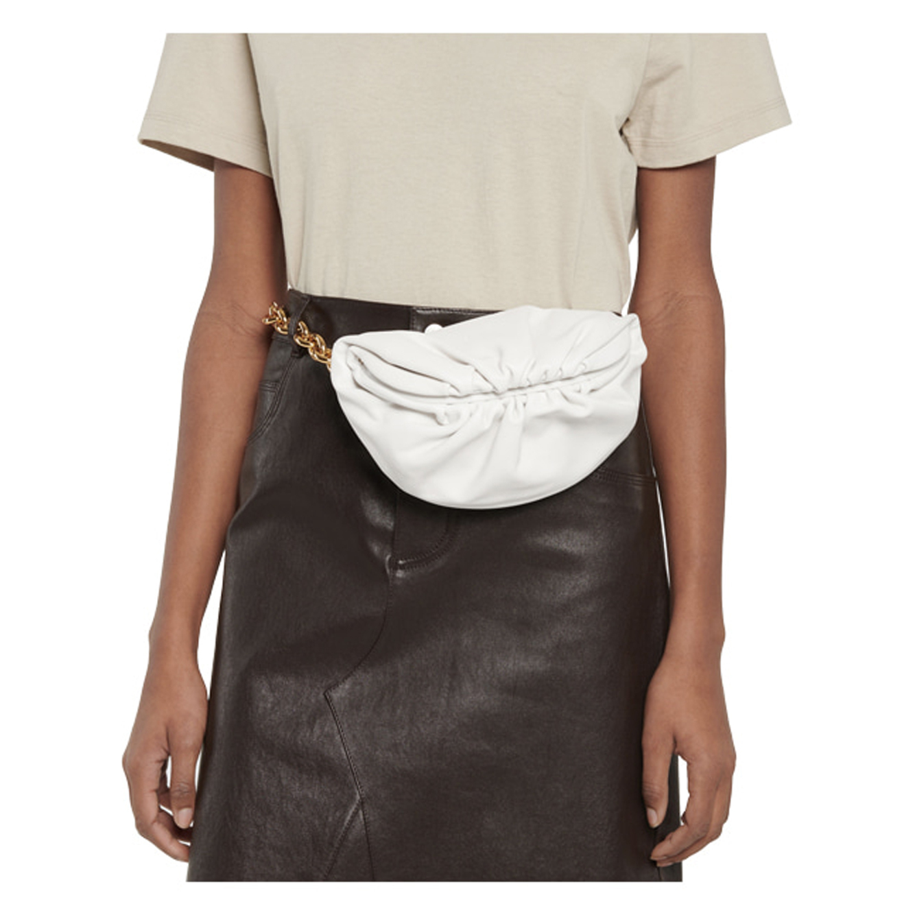 ボッテガヴェネタ BOTTEGA VENETA ベルトバック チェーンポーチ クロスボディバッグ レディース 651445 VCP41 9132 - 商品画像 1
