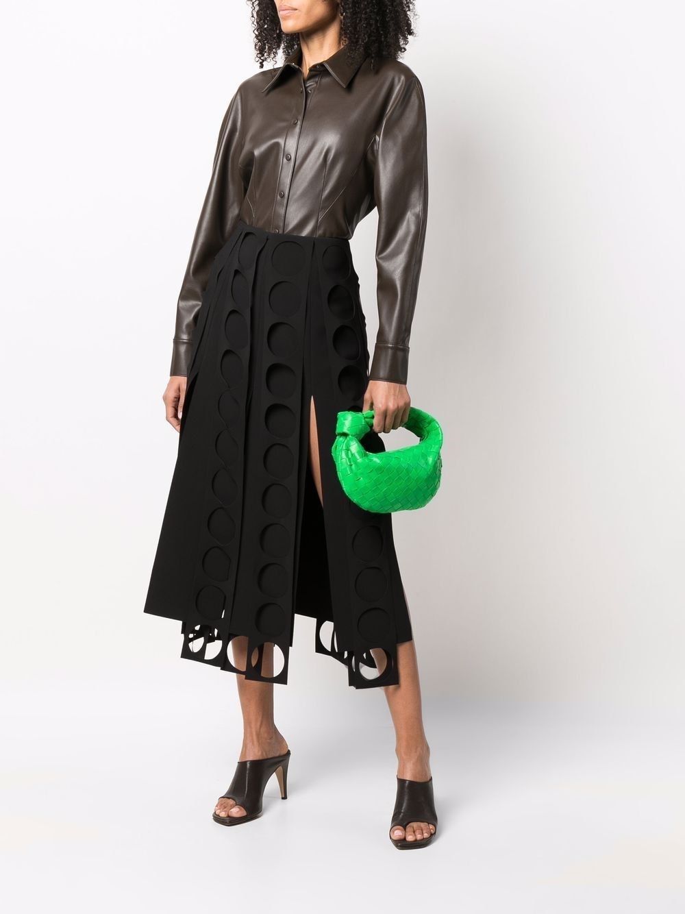 ボッテガヴェネタ BOTTEGA VENETA THE JODIE イントレチャート ミニ ホーボー 651876 VCPP5 3722 - 商品画像 1