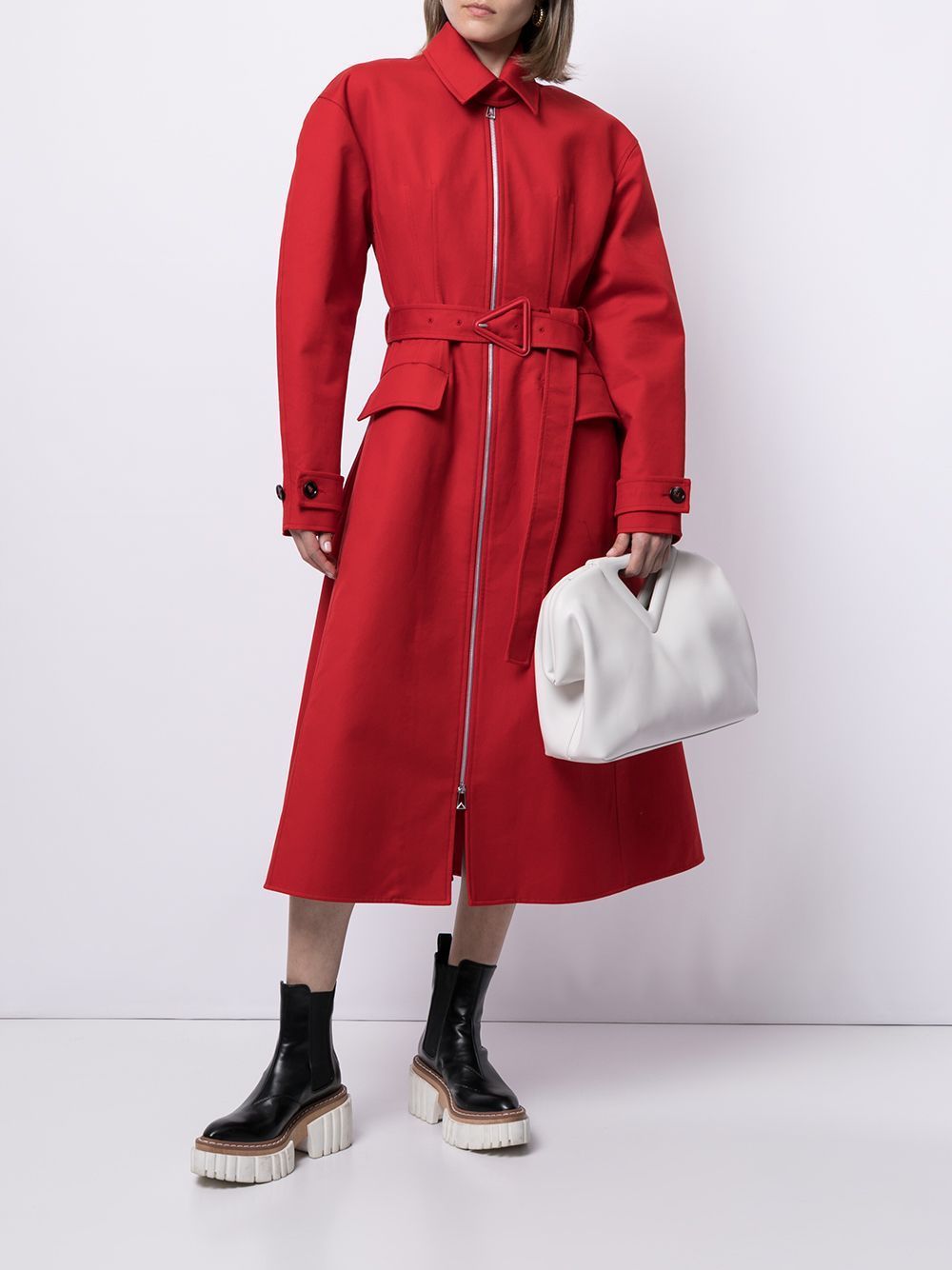 ボッテガヴェネタ BOTTEGA VENETA ハンドバッグ 2WAY ザ・トライアングル レディース 652446 VCP40 9137 - 商品画像 3