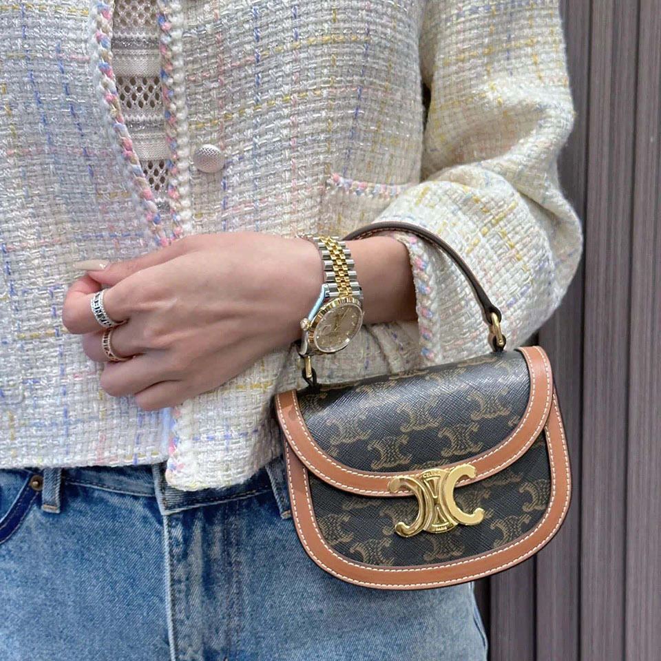 セリーヌ スーパーコピー ミニ ベサス トリオンフ バッグ 101063 - 商品画像 10