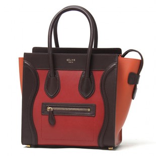セリーヌ/CELINE/ レザーハンドバッグ/LUGGAGE/ラゲージ /Blood 16779 3ssb 27bl