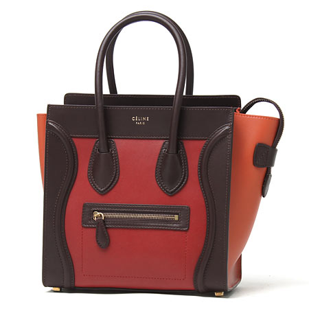 セリーヌ/CELINE/ レザーハンドバッグ/LUGGAGE/ラゲージ /Blood 16779 3ssb 27bl - 商品画像 8