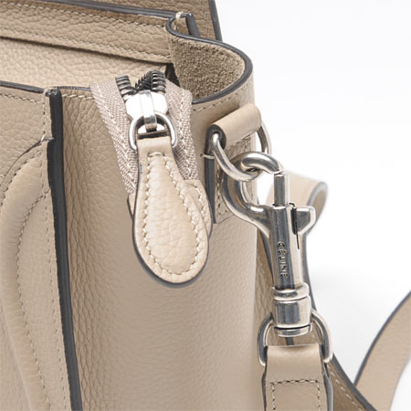 セリーヌスーパーコピー ハンドバッグ(2WAY仕様)/LUGGAGE/ラゲージ ナノショッパー LEATHER /Dune 16824 3dru 03un レディース - 商品画像 6
