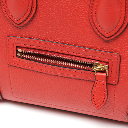 セリーヌコピーハンドバッグ(2WAY仕様)/LUGGAGE ラゲージ ナノショッパー /Coquelicot レッド系16824 3dru 25co レディース - 商品画像 7