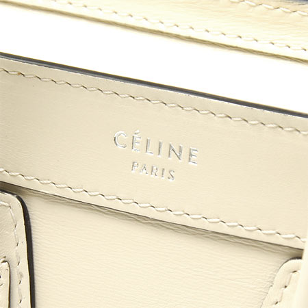 セリーヌ/CELINE/ レザー ハンドバッグ(2WAY仕様)/LUGGEGE ラゲージ ナノショッパー /Ivory16824 3lba 011v【春夏】 レディース - 商品画像 6