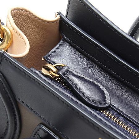 セリーヌコピー レザーハンドバッグ(2WAY仕様)/LUGGAGE/ラゲージ ナノショッパー /Anthracite 16824 3ssb 10an - 商品画像 7