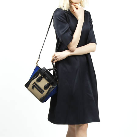 セリーヌ/CELINE/ ハンドバッグ(2WAY仕様)/LUGGAGE/ラゲージ ナノショッパー LEATHER /Sand 16824-3tsb-03sd - 商品画像 4