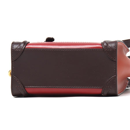 セリーヌコピー レザーハンドバッグ(2WAY仕様)/LUGGAGE/ラゲージ ナノショッパー /Blood 16824 3ssb 27bl【秋冬】 レディース - 商品画像 6