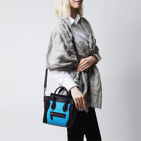 セリーヌコピーCELINE/ ハンドバッグ(2WAY仕様)/LUGGAGE/ラゲージ ナノショッパー レディース 16824 3ush 06tu - 商品画像 4