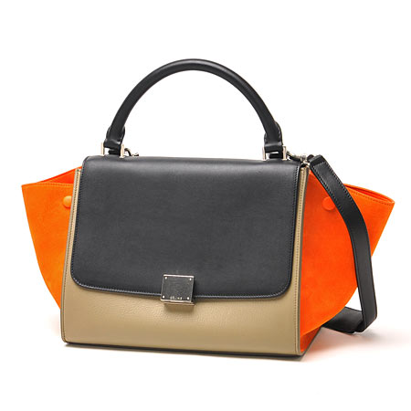 セリーヌ/CELINE/ ハンドバッグ(2WAY仕様)/Small Trapeze/トラペーズ LEATHER /Bright Orange 17468 3utm 20bq レディース - 商品画像 8