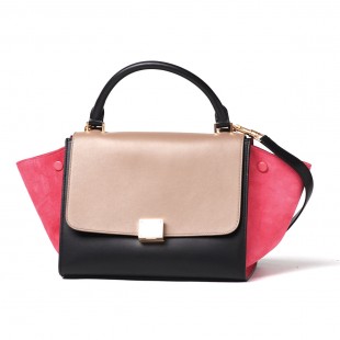 セリーヌスーパーコピー ハンドバッグ(2WAY仕様)/Small Trapeze/トラペーズ LEATHER /Pink マルチカラー系17468 3xde 24pi レディース