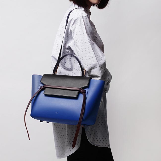 セリーヌコピー/CELINE/ ハンドバッグ(2WAY仕様)/ブルー系 レディース 17610 3xve 07ni wk - 商品画像 4