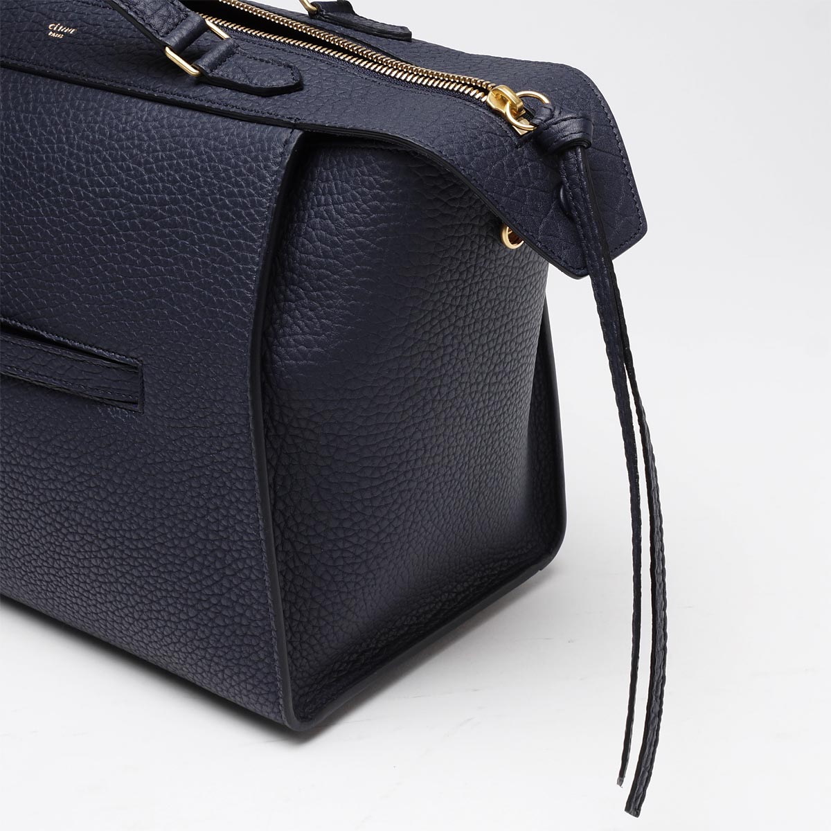 セリーヌスーパーコピー/CELINE/ ボストンバッグ(2WAY仕様)/Ring Small/リング スモール LEATHER /Navy blue ブルー系 17620 3xxb 07oc レディース - 商品画像 9