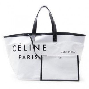 セリーヌスーパーコピー CELINE トートバッグ ホワイト レディース ギフト プレゼント 大容量 ビッグ 通勤 18635 2b3d 01wb メイド・イン ミディアム