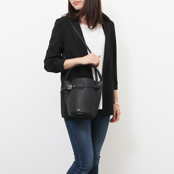 セリーヌ スーパーコピーCELINE バッグ レディース 2WAYハンド/ショルダーバッグ ブラック 黒 NANO BUCKET 18724 3A4U 38NO BLACK スタイル レディース 2WAYハンド/ショルダーバッグ カラー ブ - 商品画像 4