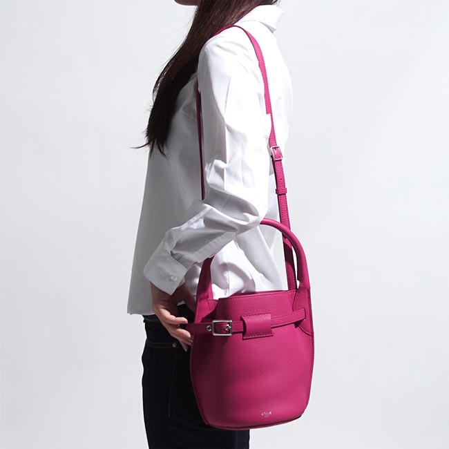 セリーヌコピー バケットバッグ 2WAY ピンク レディース ギフト プレゼント レザー 本革 通勤 18724 3a4u 24pi Big Bag ビッグ バッグ - 商品画像 3