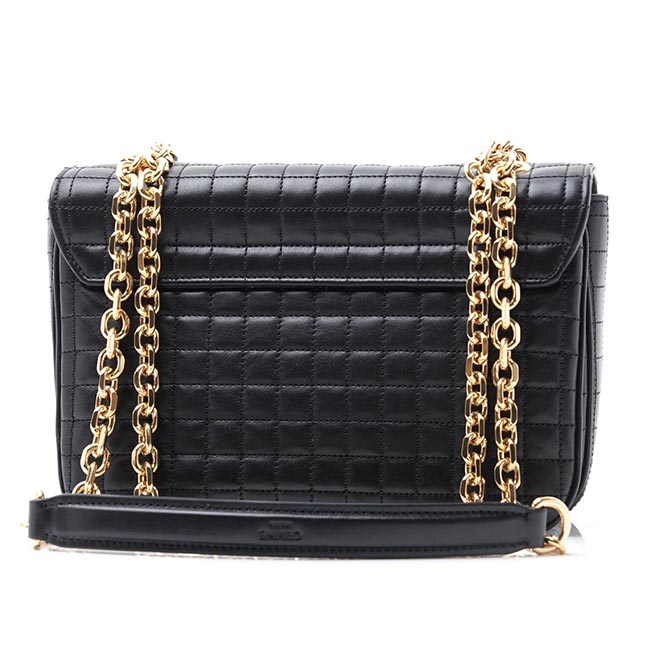 セリーヌ CELINE ショルダーバッグ ブラック レディース ギフト プレゼント レザー 本革 チェーン 18725 3bfc 38no C セー ミディアム - 商品画像 9