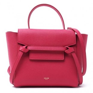 セリーヌスーパーコピー ハンドバッグ 2WAY ピンク レディース ギフト プレゼント レザー 本革 通勤 18900 3zva 24pi Belt Bag Nano ベルトバッグ