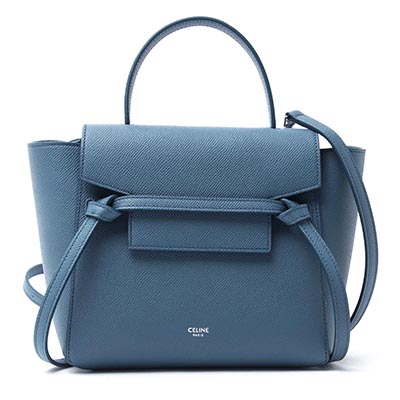 スーパーコピーセリーヌ CELINE ハンドバッグ 2WAY ブルー レディース ギフト プレゼント レザー 本革 通勤 18900 3zva 07su Belt Bag Nano ベルトバッグ - 商品画像 6