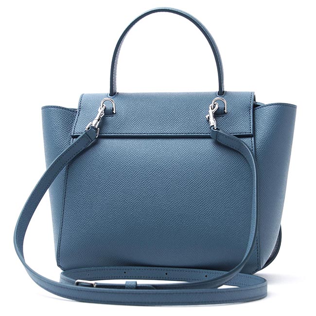 スーパーコピーセリーヌ CELINE ハンドバッグ 2WAY ブルー レディース ギフト プレゼント レザー 本革 通勤 18900 3zva 07su Belt Bag Nano ベルトバッグ - 商品画像 7