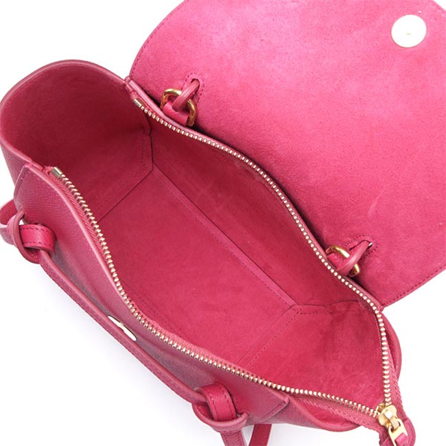 セリーヌスーパーコピー ハンドバッグ 2WAY ピンク レディース ギフト プレゼント レザー 本革 通勤 18900 3zva 24pi Belt Bag Nano ベルトバッグ - 商品画像 1