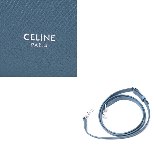 スーパーコピーセリーヌ CELINE ハンドバッグ 2WAY ブルー レディース ギフト プレゼント レザー 本革 通勤 18900 3zva 07su Belt Bag Nano ベルトバッグ - 商品画像 5