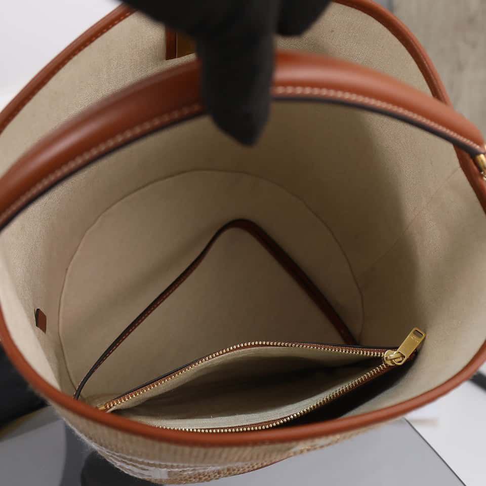 セリーヌコピー BUCKET 16 ラージ ジャカードバケットバッグ 195573 - 商品画像 7