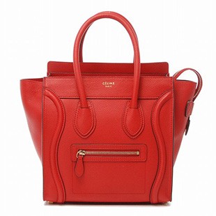 素晴らしいセリーヌ MICRO LUGGAGEボックス型ハンドバッグ 1 6779 3LUG 25CO
