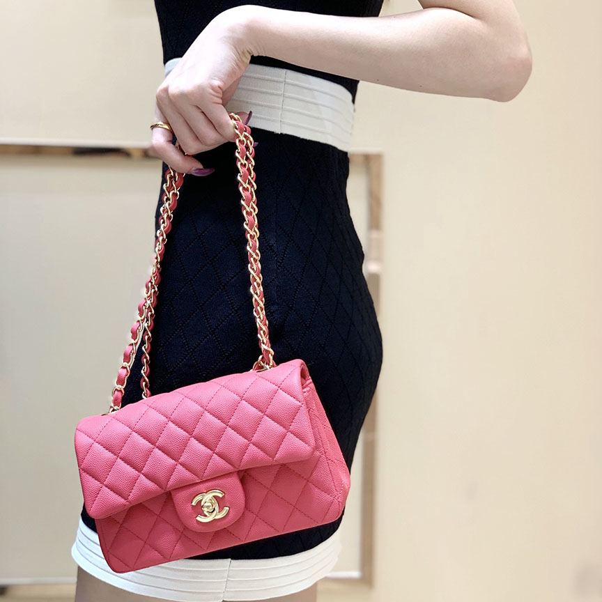 シャネル スーパーコピー Classic Flap Bag ビッグミニ A01116 ピンク - 商品画像 1