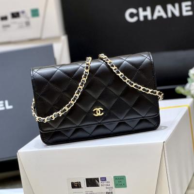 シャネル スーパーコピー WOC 19cm ラムスキン ブラック A33814 - 商品画像 2