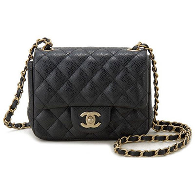 CHANELスーパーコピー シャネル ミニマトラッセ チェーンショルダーバッグ キャビアスキン ブラック ゴールド金具 A35200 - 商品画像 5