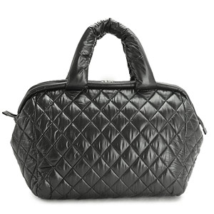 シャネルコピー ボストンバッグ CHANEL ハンドバッグ ナイロン コクーン キルティング ブラック A49503 Y06883 94305/BK - 商品画像 5