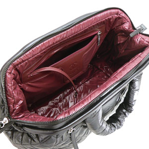 シャネルコピー ボストンバッグ CHANEL ハンドバッグ ナイロン コクーン キルティング ブラック A49503 Y06883 94305/BK - 商品画像 6