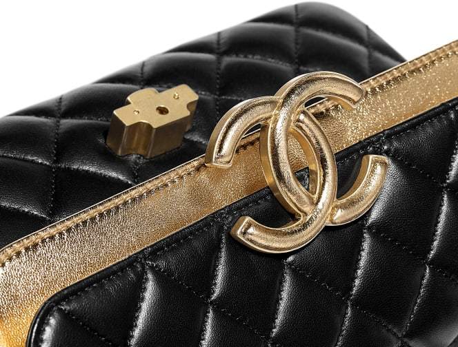 スーパーコピーシャネル CHANEL スモール フラップ バッグ ショルダー CC ラム ブラック A57275 B00963 N0784 - 商品画像 1
