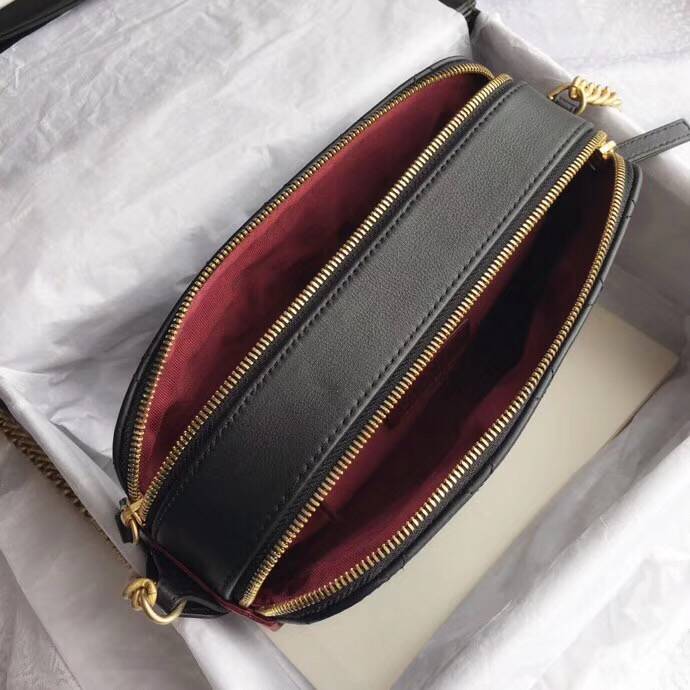 CHANELバッグスーパーコピー シャネル 18/19AW カメラケース ブラック&バーガンディーA57575 Y83828 C1786 - 商品画像 8